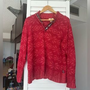 Woolrich Women's Red Knit Sweater